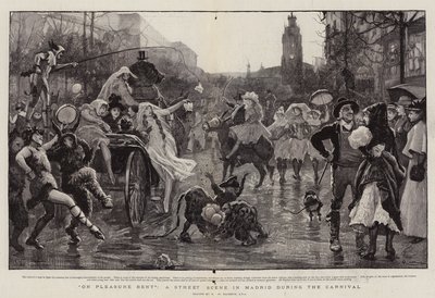 On Pleasure Bent, en gadescene i Madrid under karnevallet af Robert Walker Macbeth